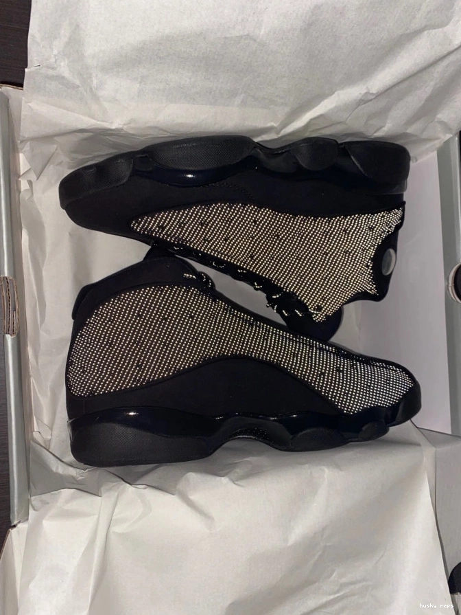 Rep Husky Cat Retro 13 Air Jordan 414571-011 Black 0811